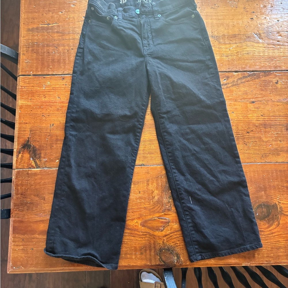 J-Crew Black High rise jeans